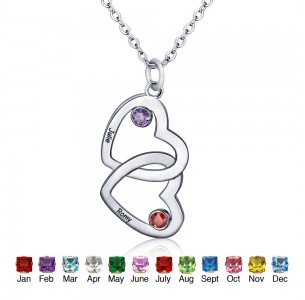 Personalized Birthstone Necklace JEWJONE101325